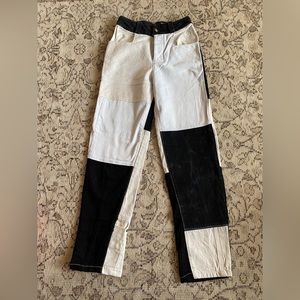 Hargan Denim Patchwork Jeans